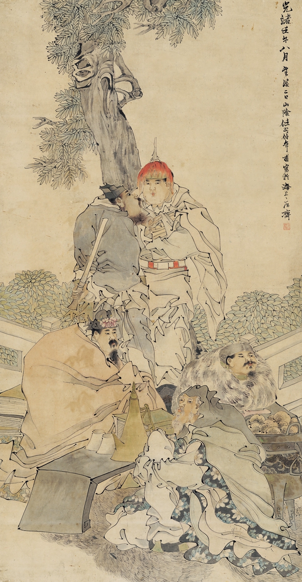 任伯年（1840～1895） 五路财神图.jpg