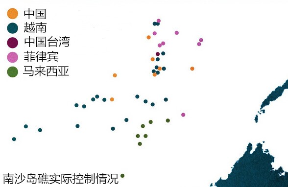 南沙岛礁实际控制情况 凤凰资讯2016年3月8日图.jpg
